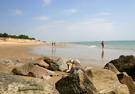 Vendee coast at La Tranche sur Mer