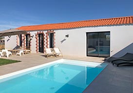 Villa for 8 with pool at Bretignolles sur mer